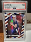 2024 Panini Prizm - Rookies Drake Maye #329 Red White & Blue Prizm (RC)