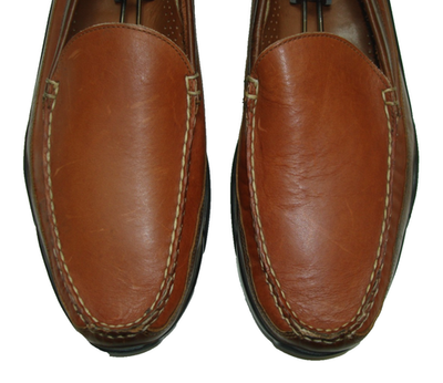 Allen Edmonds Boulder Driving Mocs Mens Shoes Sz 13 B Brown Black Leather Loafer Allen Edmonds Boulder Loafer Men main image 2