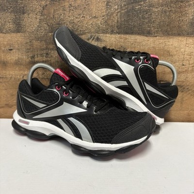 Reebok Runtone - Black Silver Pink - Women s Size 8.5 - V55470 RARE NEW??