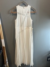 Women’s White Sleeveless Dress Size 2