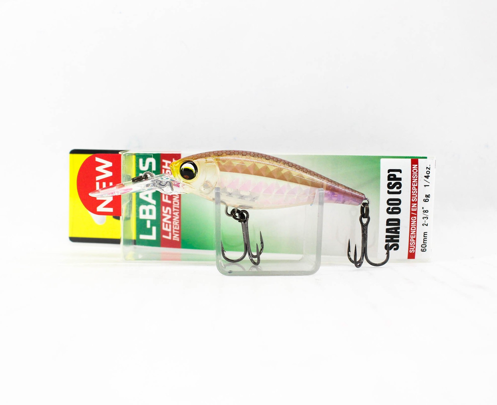 Yo Zuri Duel L Bass Shad 60SP Suspend Lure F1215-GSWS (7346)