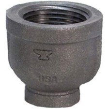 Anvil 8700133906, Malleable Iron Pipe Fitting, Reducer Coupling, 3/8" x 1/4" NPT