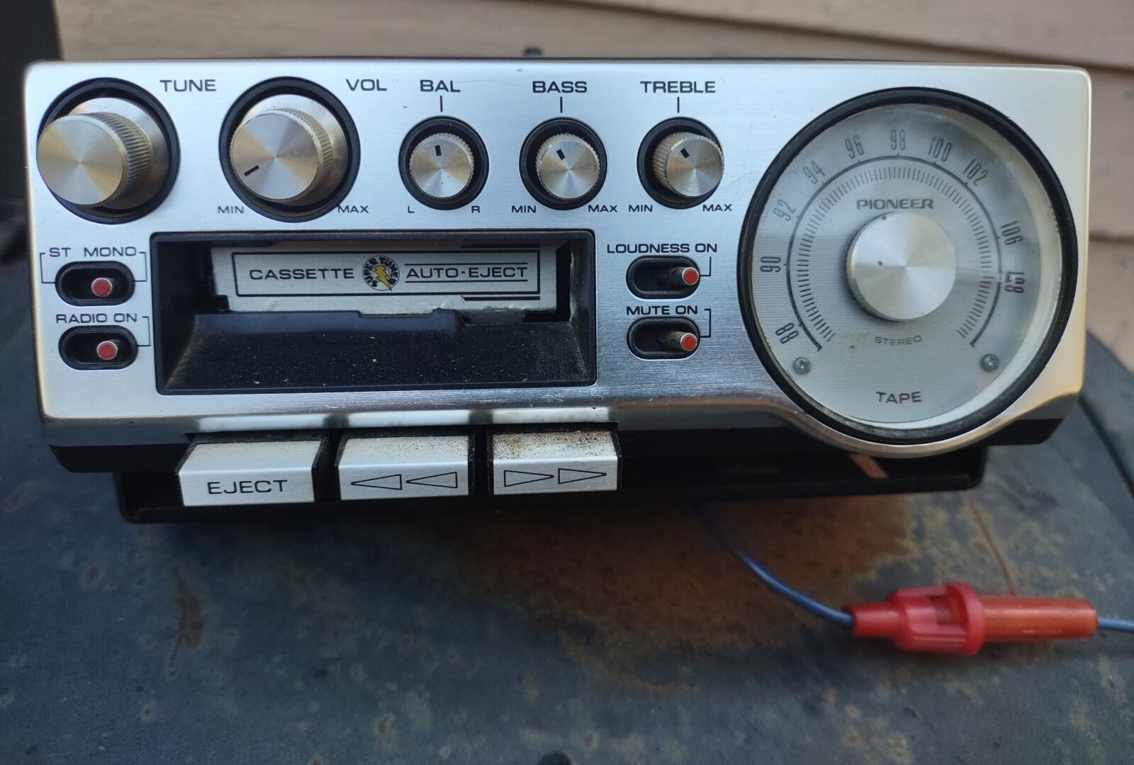 VINTAGE PIONEER model No KP500 Am/Fm cassette Car stereo Old School