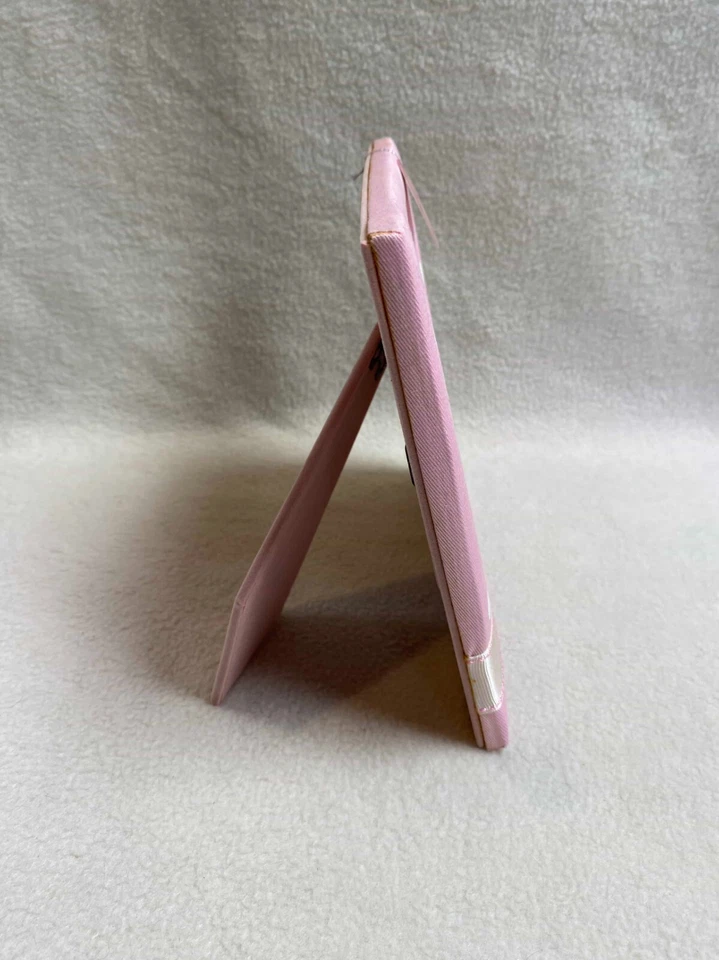 Marco de fotos de sarga rosa MudPie Baby Talk - inserto: 4 x 6 Foto 4 de 4