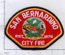 California - San Bernardino CA Fire Dept Patch California - San Bernardino CA Fire Dept Patch