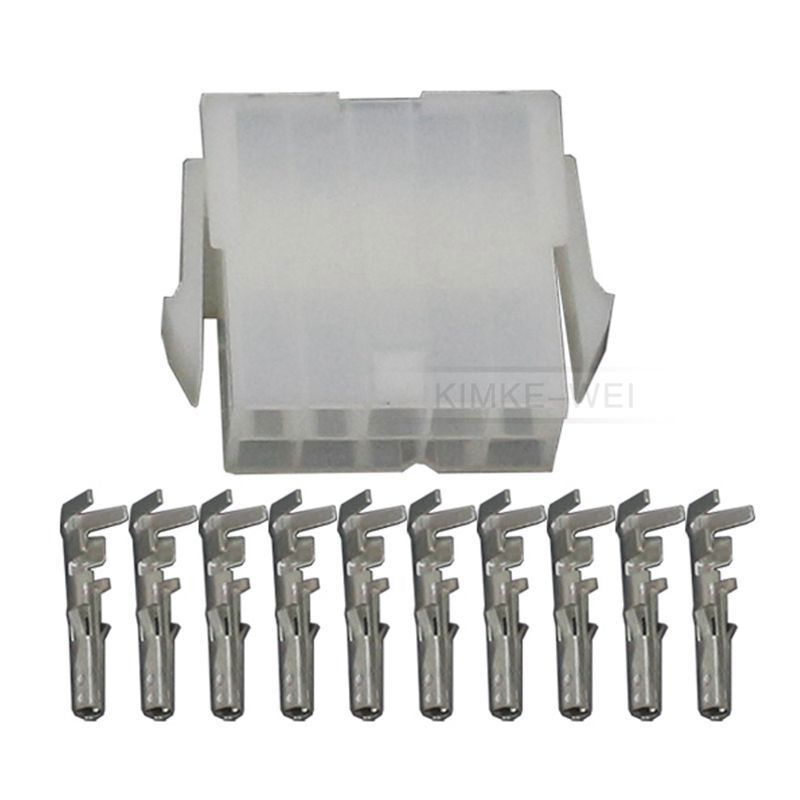 5 X Molex Mini Fit Jr Stecker Kontakte 2 Pol ....VB-12 .. 2pin Flach