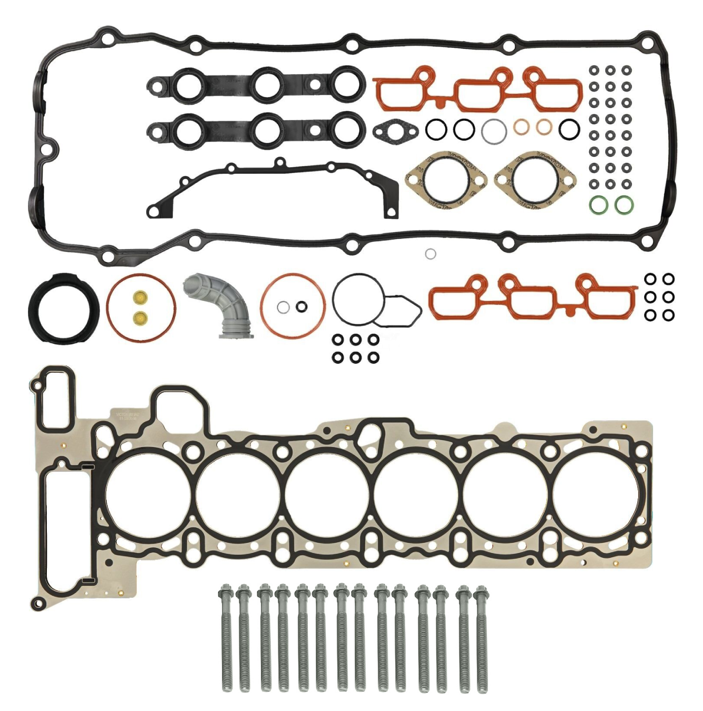 Head Gasket Set+Head Gasket+Bolts Set for BMW 325Ci 325i 330xi 525i