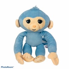 Fingerlings Monkey Plush Measures 15  Length Powder Blue Bendable Arm Very Clean