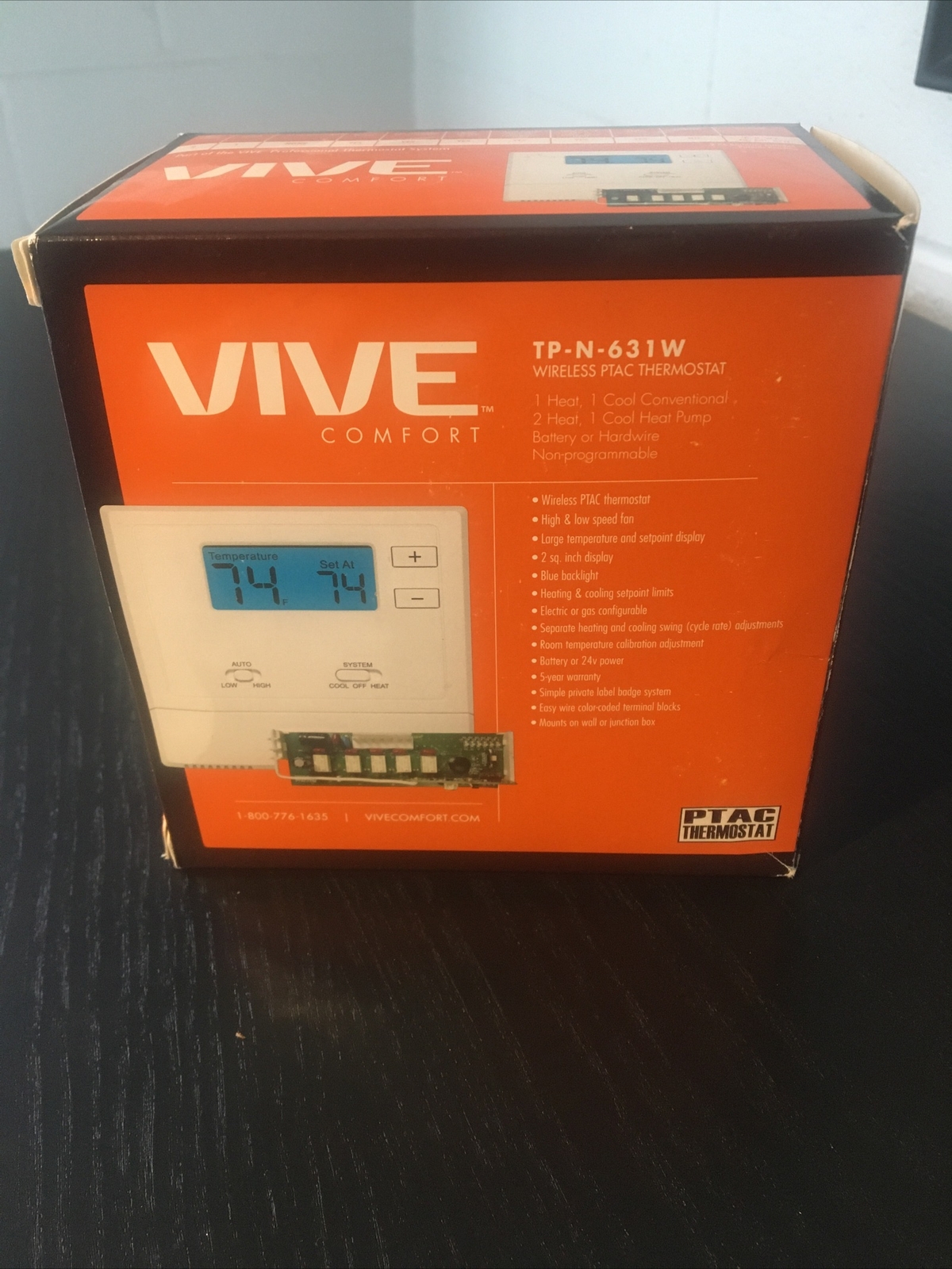 VIVE TP-N-631W PTAC Wireless Thermostat | eBay