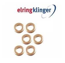 Set of 6-Lower Fuel Injector Seals For Mercedes & Sprinter