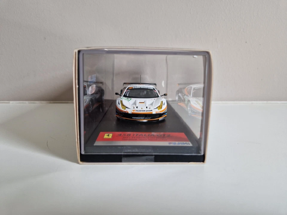 Fujimi 1/43 Hankook Ferrari F458 GT2 Farnbacher/Simonsen/Keen - Le Mans 2011 - Bild 2 von 4