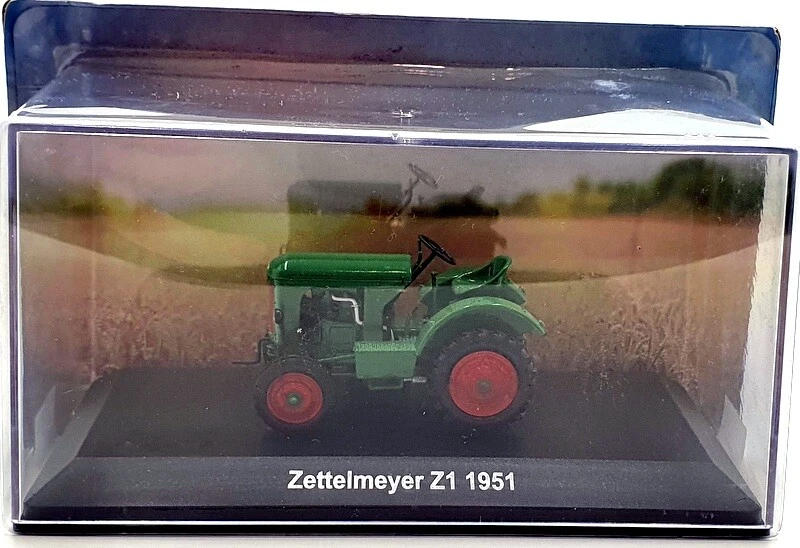 Hachette 1/43 Scale Model Tractor HL52 - 1951 Zettelmeyer Z1 - Green - Image 4 of 4