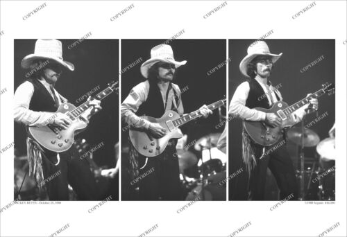 Dickey Betts 3-FRAME PHOTO SEQUENCE 1980/ Allman Brothers Band/Numbered/no-cd/lp - Afbeelding 1 van 1