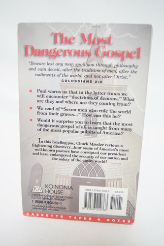 The Most Dangerous Gospel Chuck Misler 1999 Cassette Tapes & Notes Audiobook - Picture 2 of 3