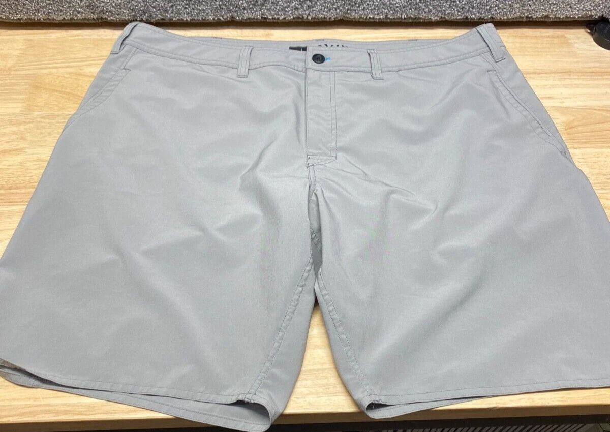 Avid Shorts Mens 40 Fishing Performance Gray Outdoor Hiking Gear Athletic