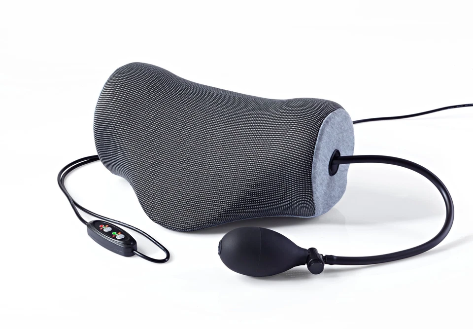 Orbisana Nackenstrecker Massage Wärme 3 Stufen 45-50-55 °C schwarz grau B-WARE