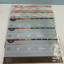 Creative Memories Power Palette Stickers Lot of 5- Jewel, Party Time, Gazebo