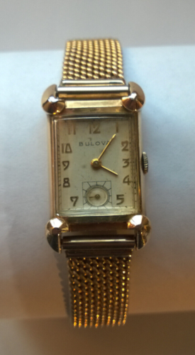 Vintage Bulova His Excellency 10k Gold Filled 21j 7AK Kreisler Quality Mesh Band