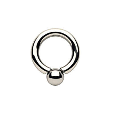 Surgical Steel Screwball Rings, Prince Albert Body Piercing Jewelry
