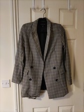 Womens Rachel Zoe Plaid Blazer Size Small