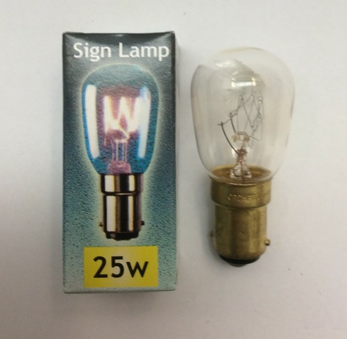 Crompton 15w , 25w Watt E14 , B22 , B15 Clear Pygmy Light Bulbs Pack of 2,5,10 - Picture 7 of 7