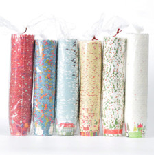 50P Cupcake Liners Wrapper Bake Ready Muffin Holiday Party Multi-Design Oven DIY