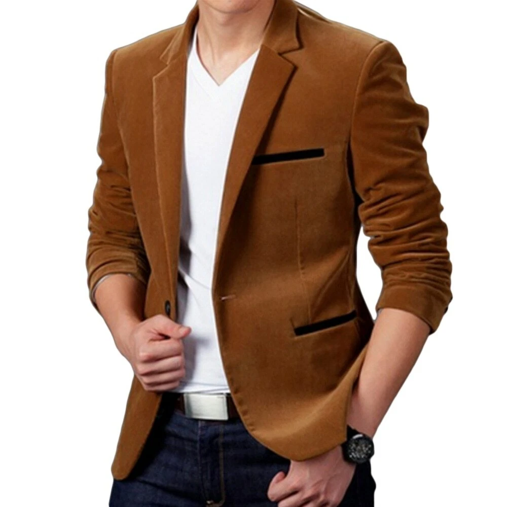 Blazer Sacos Chaqueta Hombres Blazers Traje Ropa Moda de Hombre | eBay