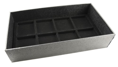 Large Black Jewellery Display Storage Tray 3 Inch Deep & Choice of Black Insert - Picture 4 of 13