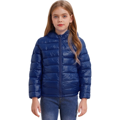 -Boys Girl Down Coat Winter Hoodie Ultra Lightweight Packable Jacket Outerwear - Picture 26 of 92