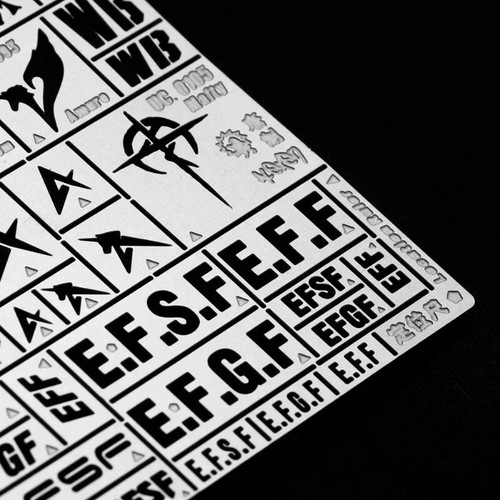 Alexen Zahl Symbol Leckage Spray Schablone Vorlage Werkzeug für Modell GM/EFF Hobby Zum Selbermachen - Bild 5 von 6
