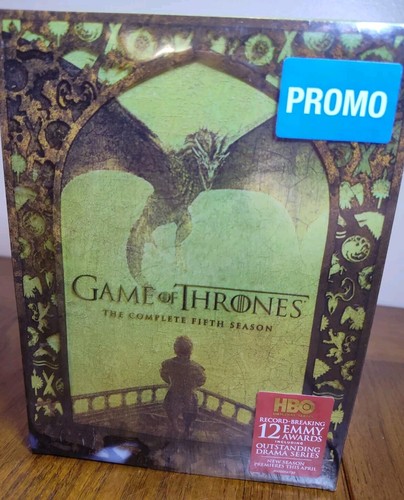 Game of Thrones ~ The Complete Fifth Season ~ DVD SEALED PROMO STICKER - 第 1/3 張圖片