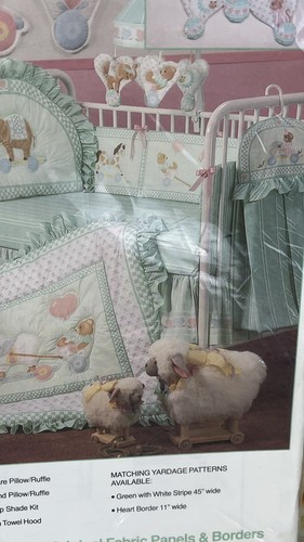 Daisy Kingdom Pull Toy Parade Nursery Collection DIAPER STACKER Kit NEW Vintage - Picture 8 of 15