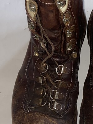 VTG Chippewa Kush N Kollar Mens 8.5 E Shearling Lined  display picture 1