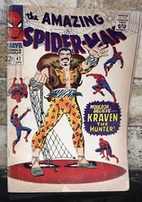 Amazing Spider-Man #47 - Kraven Appearance Marvel Comics Group 1967