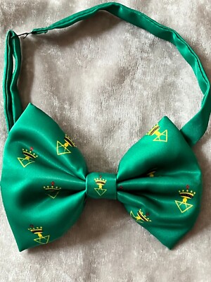 York Rites Green Allied Masonic Degree Bow Tie Blue Lodge Freemason NEW!