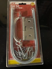 Ace 5288006 Door Set Screen & Storm Zinc Plated - Hinges, Spring, Handle