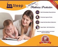 TSF Premium Jersey Cotton 100 Waterproof Mattress Protector for Sofa Bed