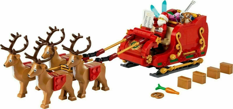 LEGO 40499 Santa Trineo y Reno Navidad ~ NUEVO Juguete Sellado ~ Envío Rápido Foto 3 de 3