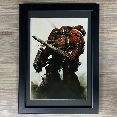 BLOOD ANGELS GERAHMTE KUNST SPACE MARINES WARHAMMER 40.000 40K - Bild 1 von 2