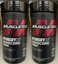2 Bottles MuscleTech HYDROXYCUT Elite 100 Caps Free Ship New/Sealed