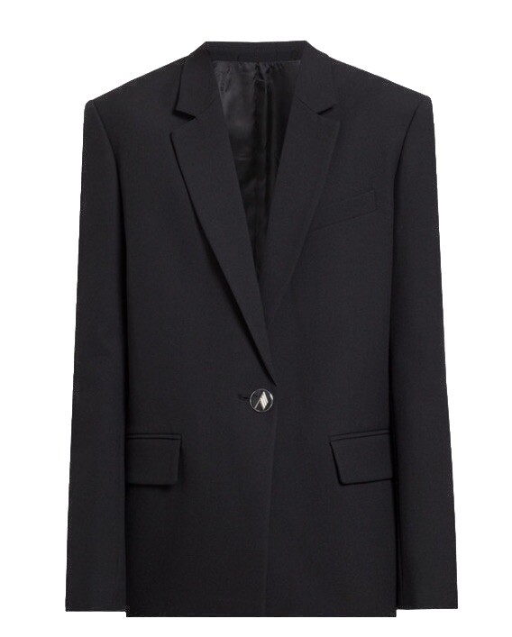 THE ATTICO  BIANCA BLACK JACKET Size XS GENUINE RRP £950 #U10