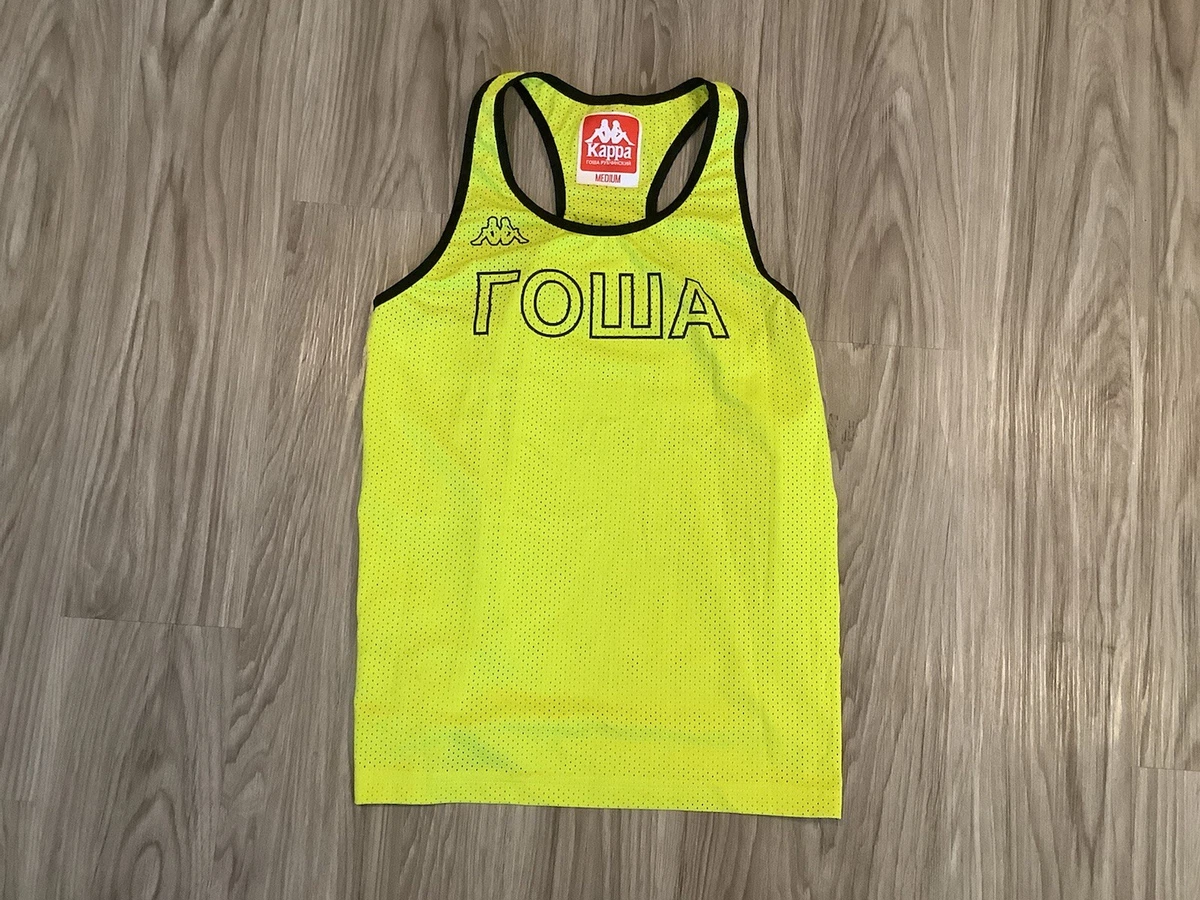 Rubchinskiy x Kappa Rowa Neon Tank Top Medium | eBay