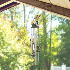 23"Long Hummingbird Round Top Wind Chime Ornament Home Decor Unique Gift
