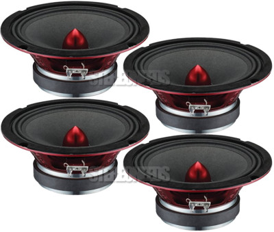 4 DS18 8  Midrange Bullet Speaker 3200 Watt 4-ohm Car Mid Bass Range PRO-X8.4BM