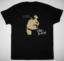 Vtg T REX Marc Bolan For Fans Heavy Cotton Black T Shirt Unisex S-5XL BL418