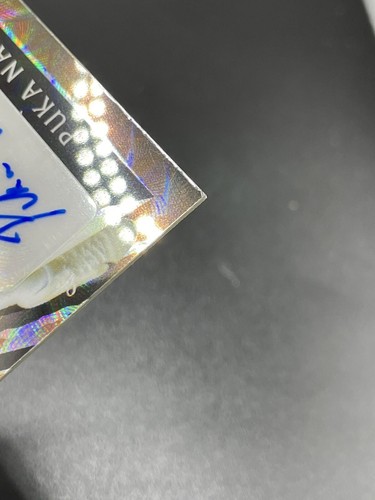 2023 Leaf Exotic Football Puka Nacua Rookie Auto #d 1/3 SSP LA Rams - Picture 4 of 5