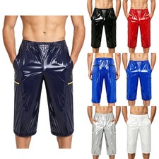 Men Shorts Hiking Capri Pants Multi-pocket Bottoms Fishing Daily Vacation Cargo