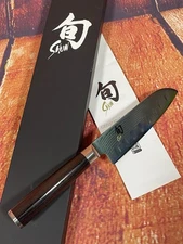 Williams Sonoma Shun Classic Hollow-Ground Santoku Knife 5 1/2” DM0740 New