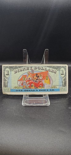 1993 Disney Dollars $1 MICKEY'S 65TH ANNIVERSARY Series D - Picture 2 of 2