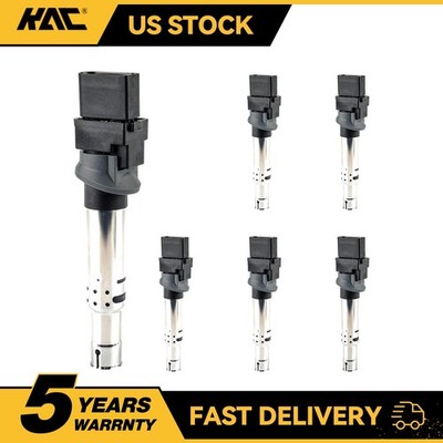 6X Ignition Coil For 2018-2020 Atlas 2009-2016 Touareg 2012-2018 Passat UF635